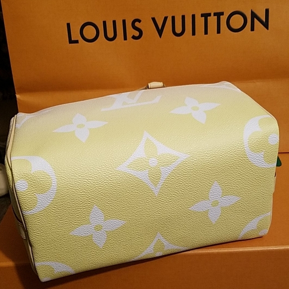 Louis Vuitton By the Pool Speedy 25 Ombre Buttery Yellow Pink Very Rare Ltd Edtn - Picture 4 of 8